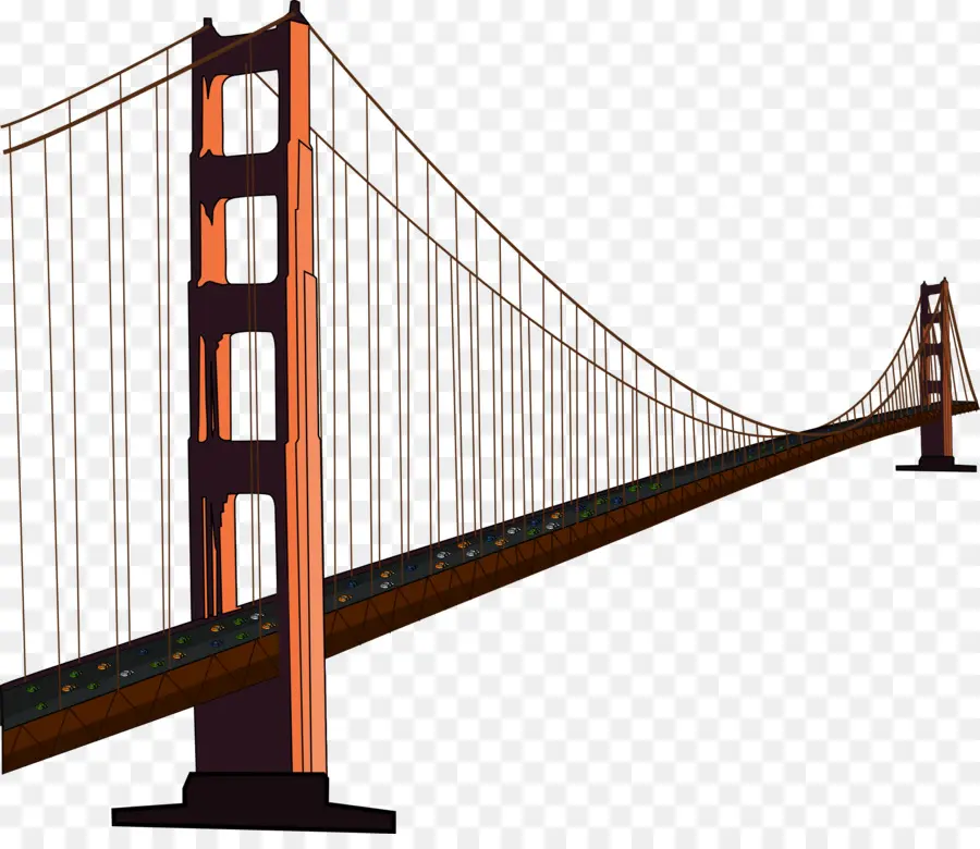 golden gate bridge clipart