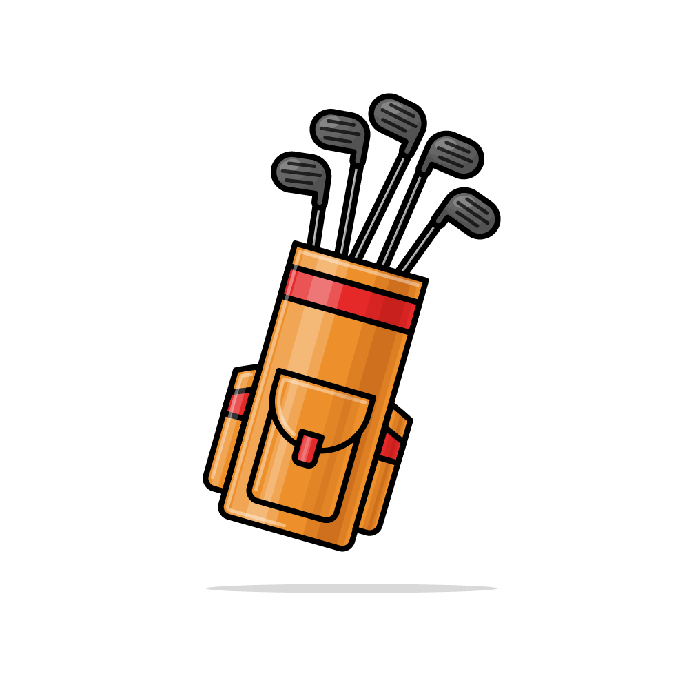 Golf Bag Royalty-free Stock Vector Images and Clip Art