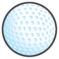 golf balls cliparts