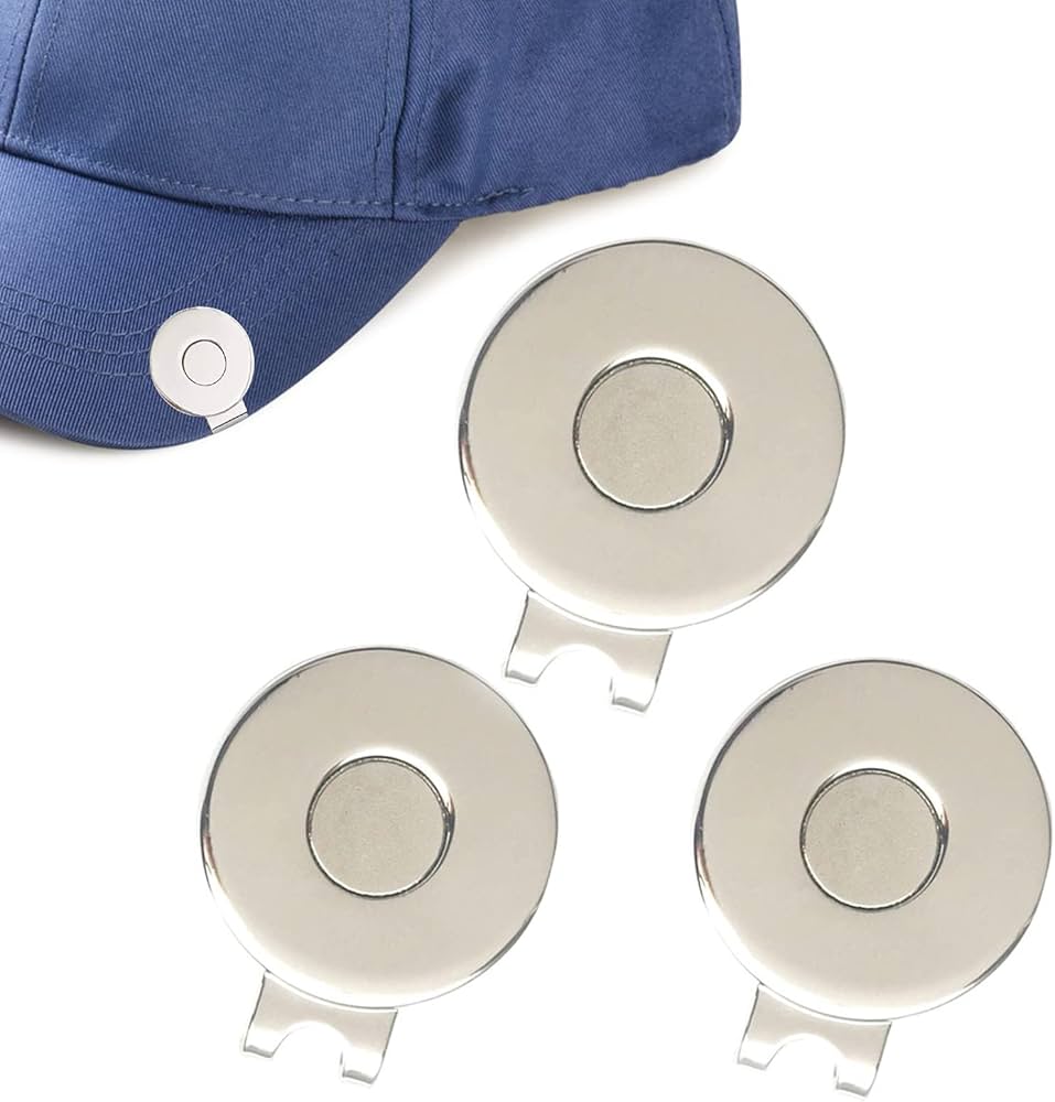Golf Cap Clip, Golfballmarker, Golf Hut Clip, Golf Magnetisch Hut Clip,  Golfkappen Clips, Golfmützen Clips, Golf Mütze Clips mit Starkem Magnet, ...