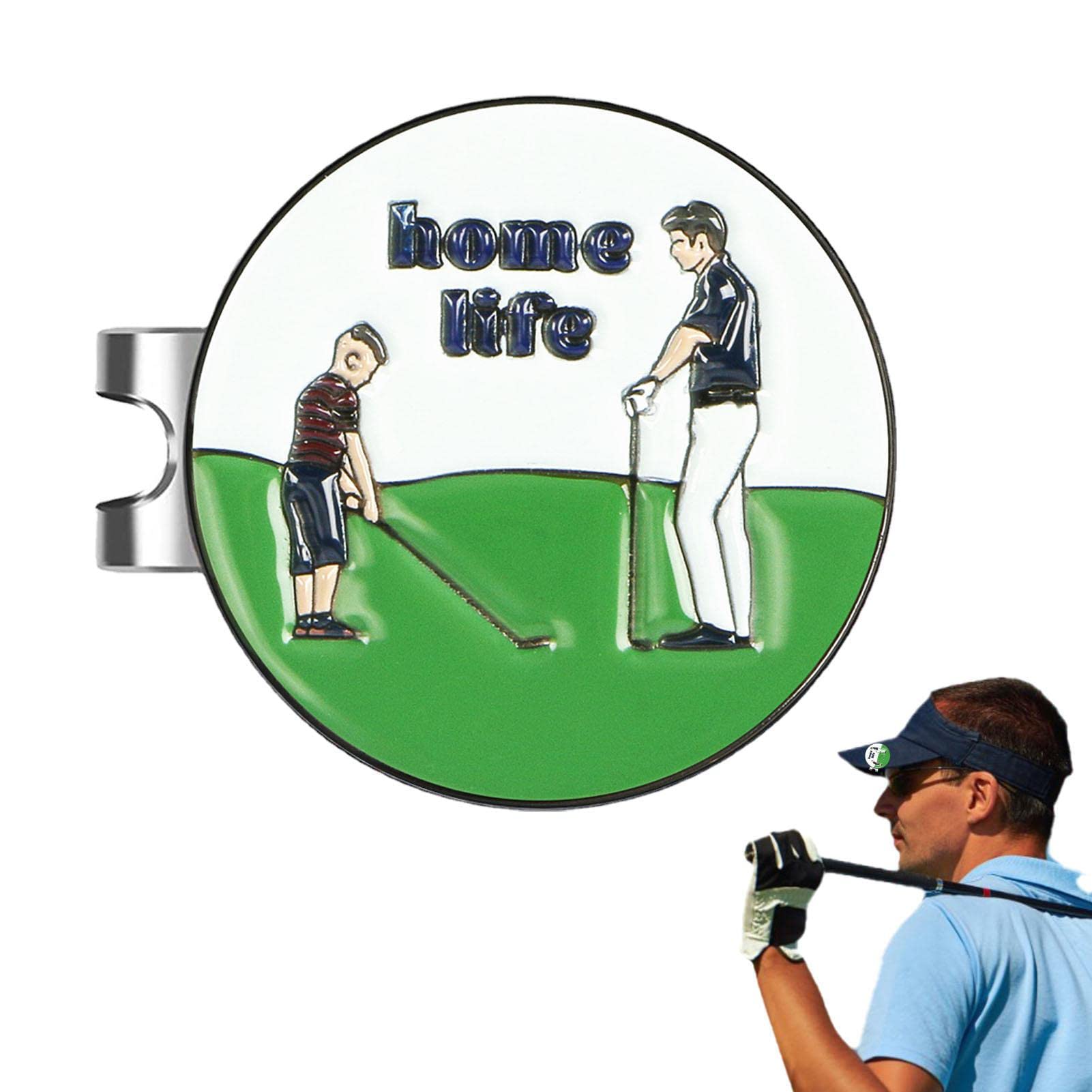 Firulab Ballmarker-Clip - Magnetische Golf-Clips | Golfszene  Golfmarkerhalter mit starken verstärkten Magneten für sichere  Metallballmarker an Ort und ...