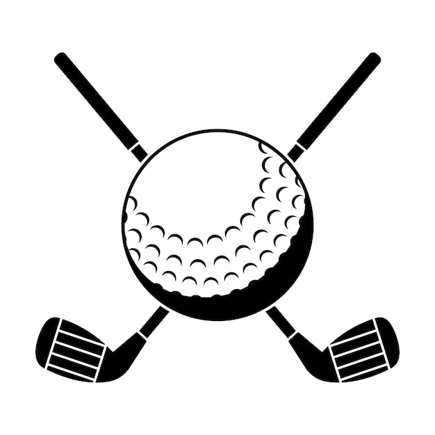 golf clubs clipart