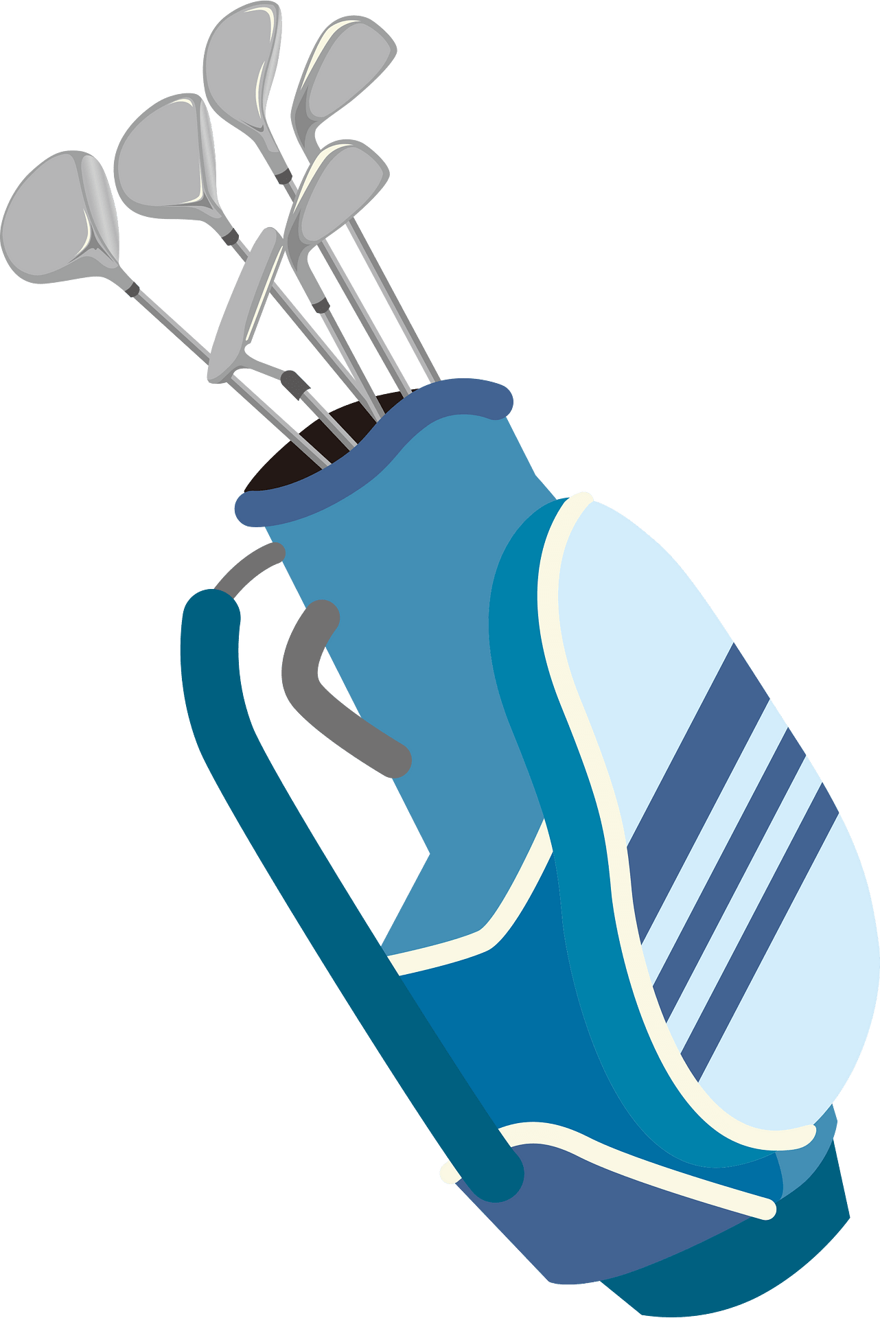 golf clubs clipart
