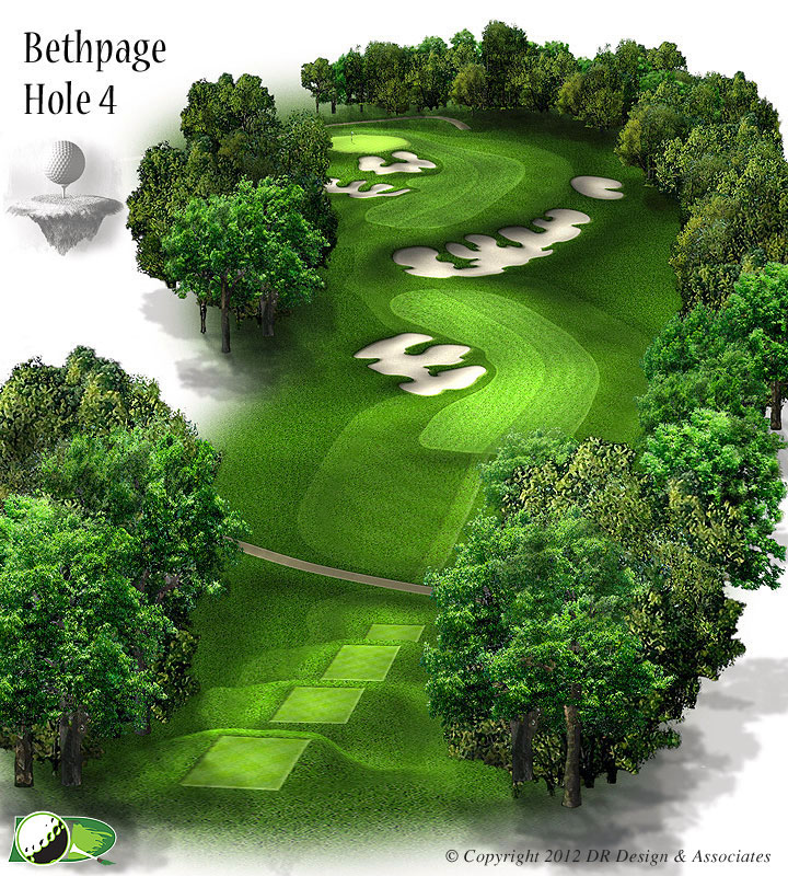 Golf Course Hole Graphics :: Behance