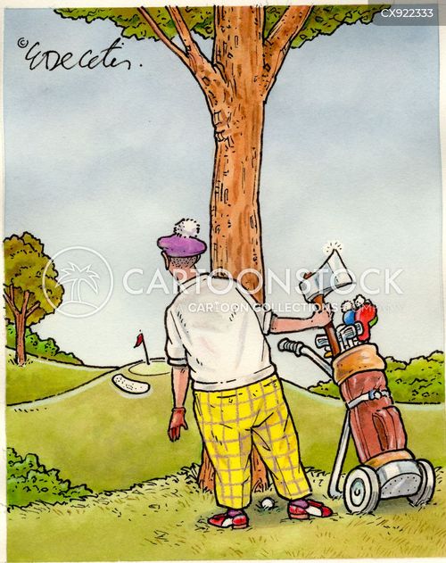 golf pictures cartoons
