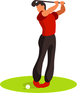 golfer cliparts