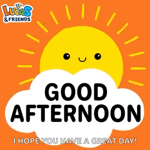 good afternoon clipart