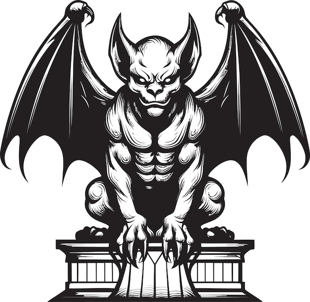 gothic statue cliparts