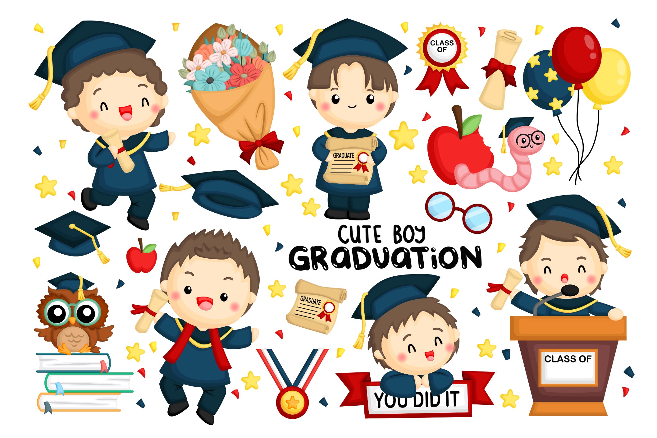 graduate cliparts