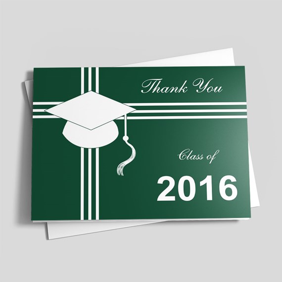 Graduation Cap Thanks by CardsDirect