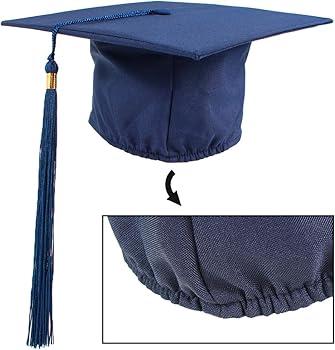 graduation cap blue