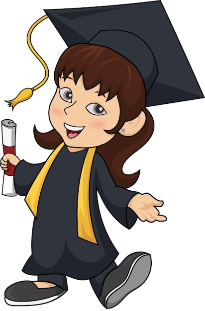 graduation cartoon cliparts