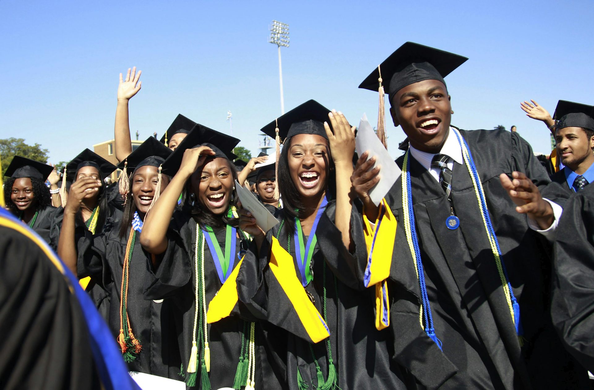 Are all black students falling behind?
