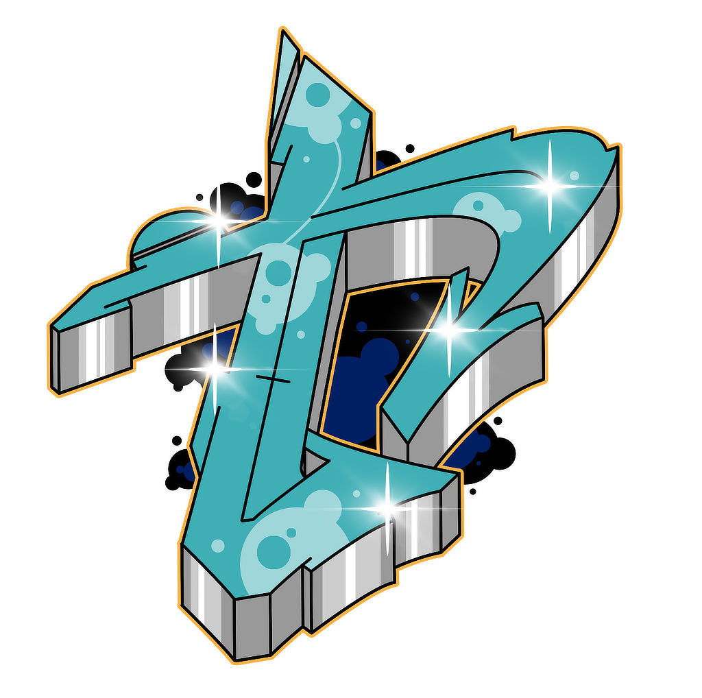 graffiti letters t