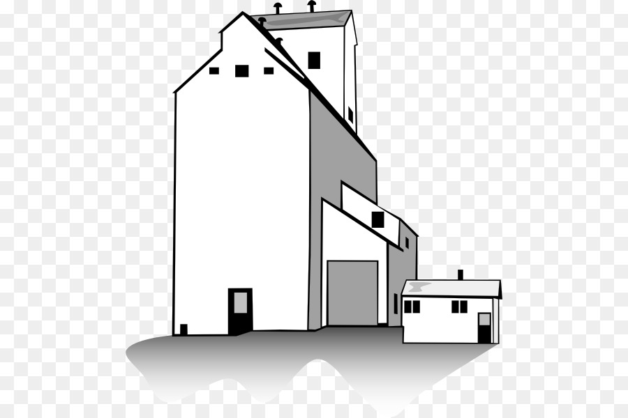 Grain Elevator - Industrial Grain Elevator Sketch - CleanPNG / KissPNG