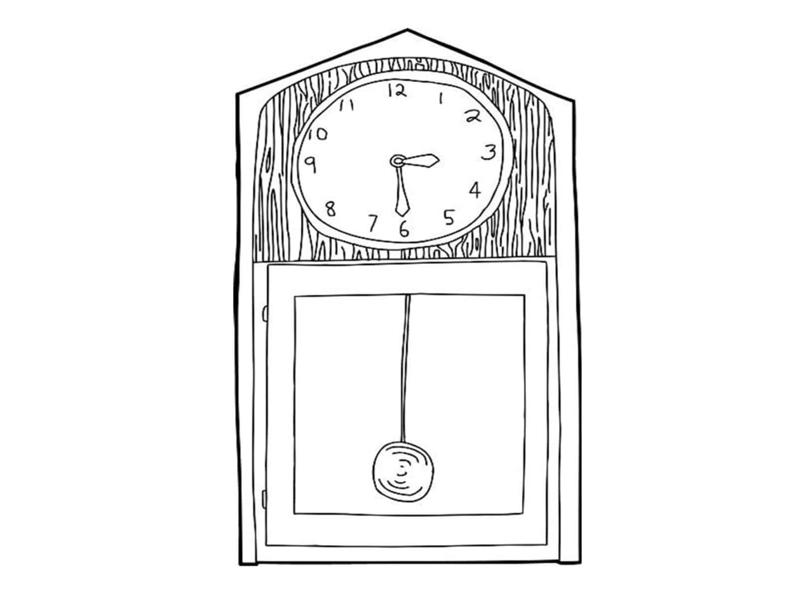 grandfather clock cliparts 2024
