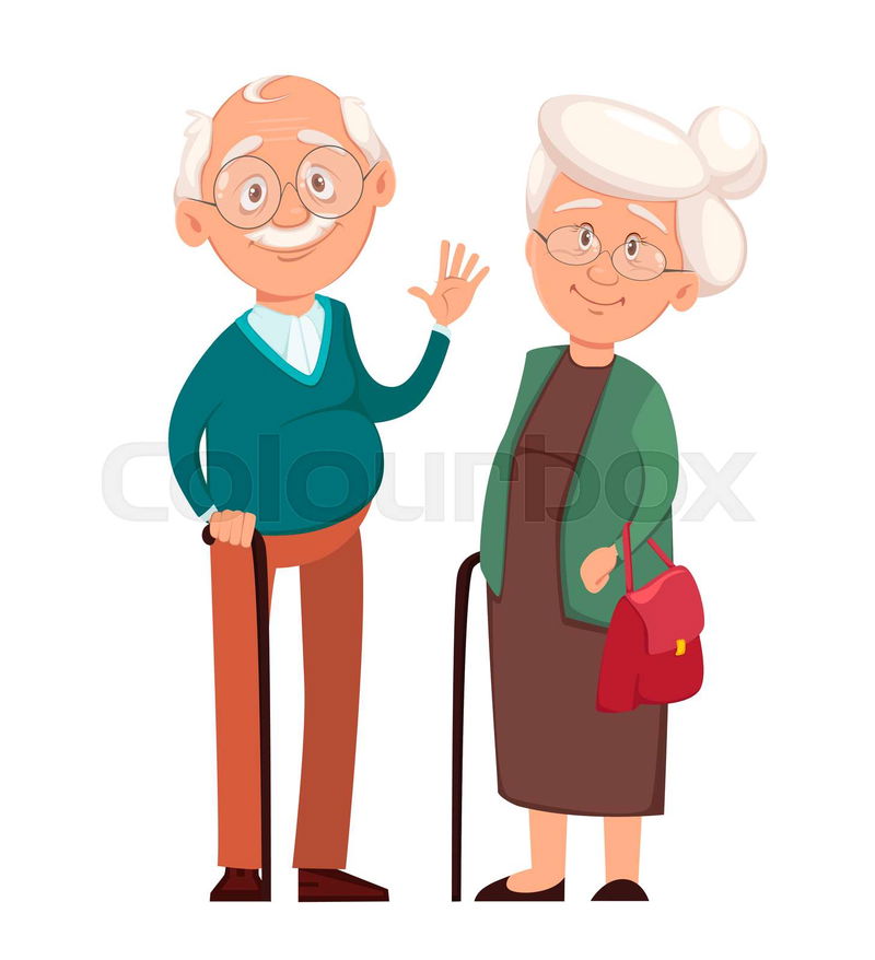 grandmother and grandfather