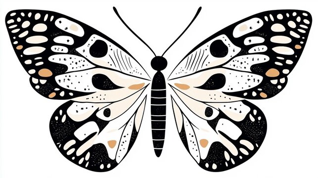 Poster, Wandbilder Pink and blue vivid detailed beautiful butterfly  transparent as a graphic resour, 40x26.7 cm