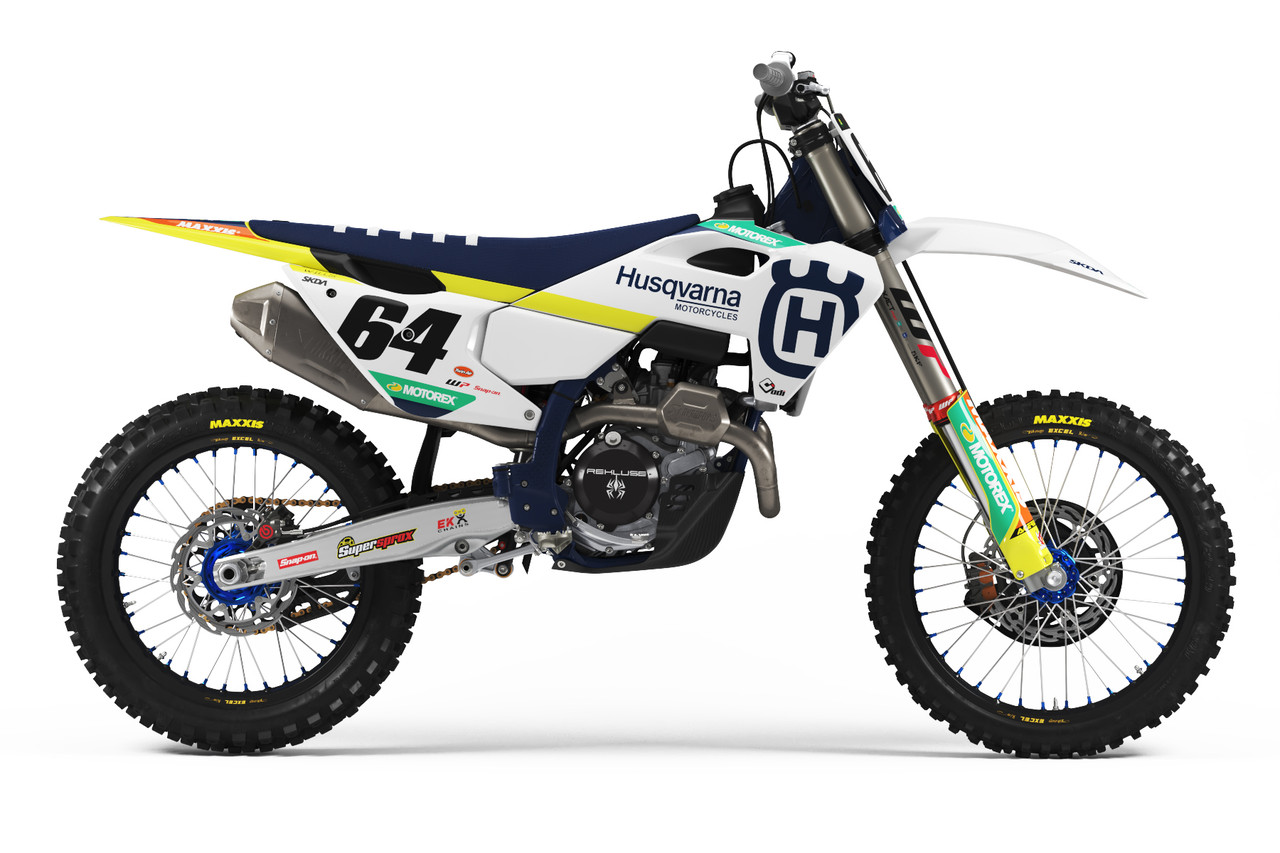 22 AU FACTORY SX Husqvarna Full Graphics Kit - SKDA - US Store