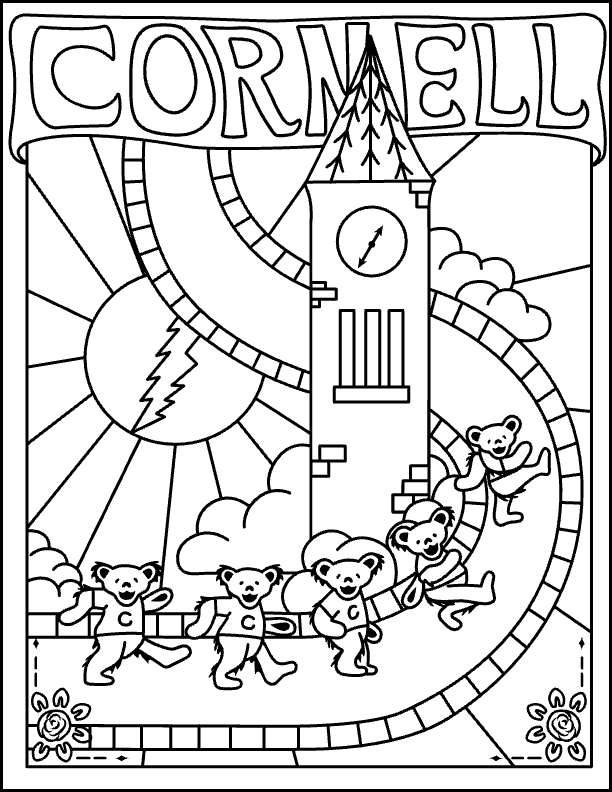 grateful dead coloring pages