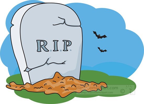 Halloween Clipart-halloween RIP graveyard clipart