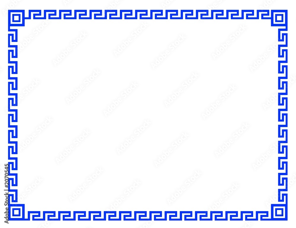 greek border Stock-Illustration | Adobe Stock
