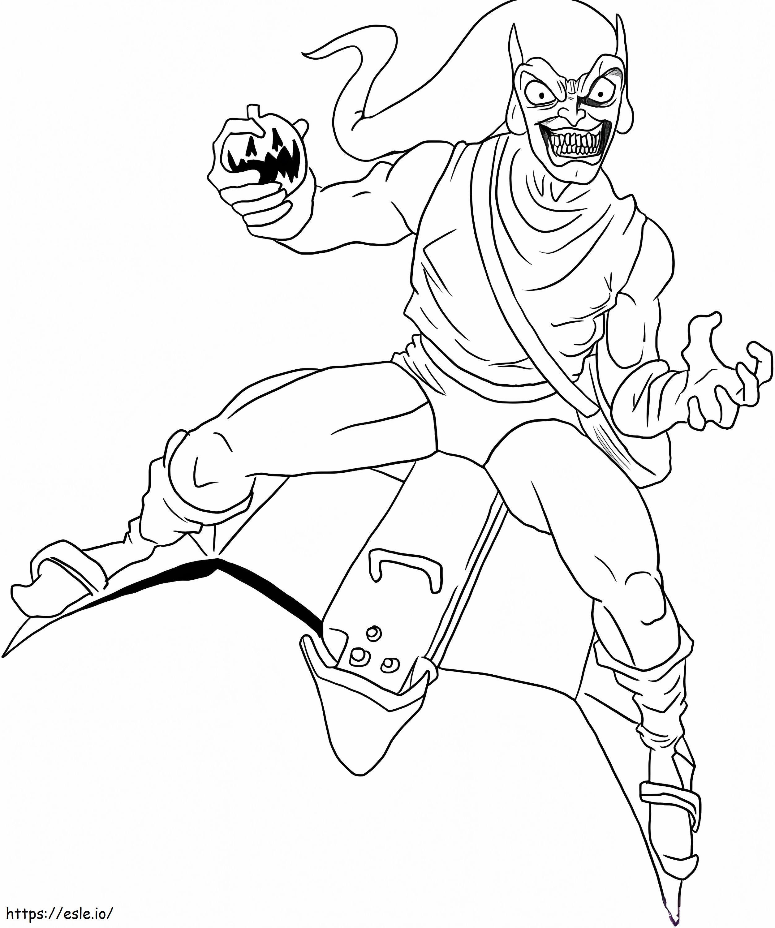 green goblin coloring pages free