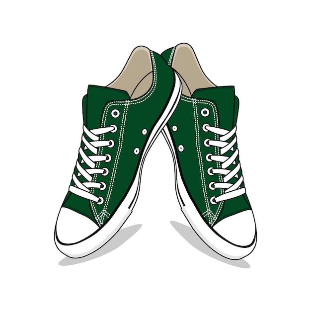 green shoes cliparts