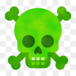 green skull cliparts