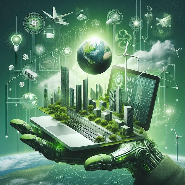 green technology cliparts 2024