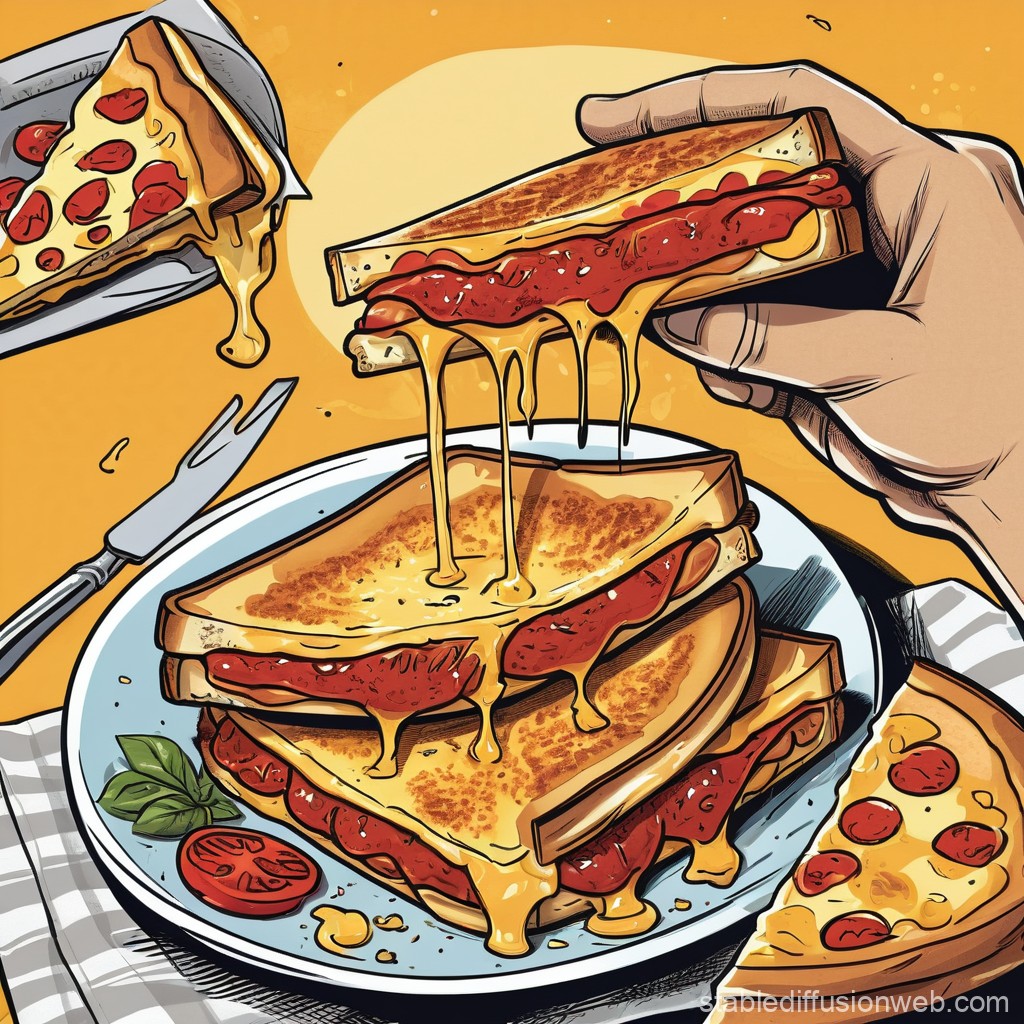 grilled cheese cliparts 2024