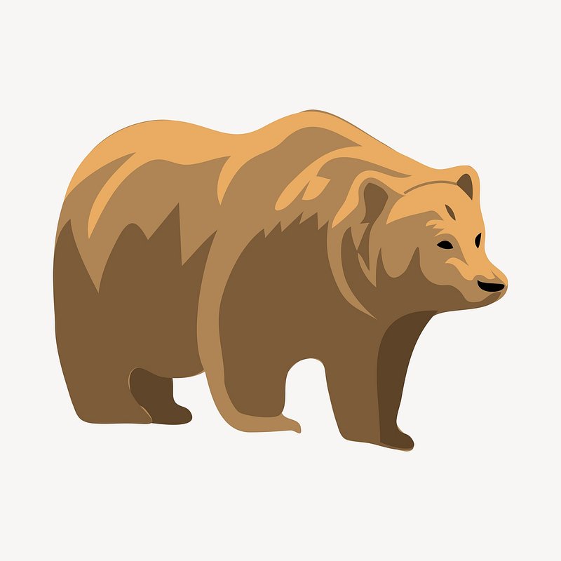 grizzly bear clipart