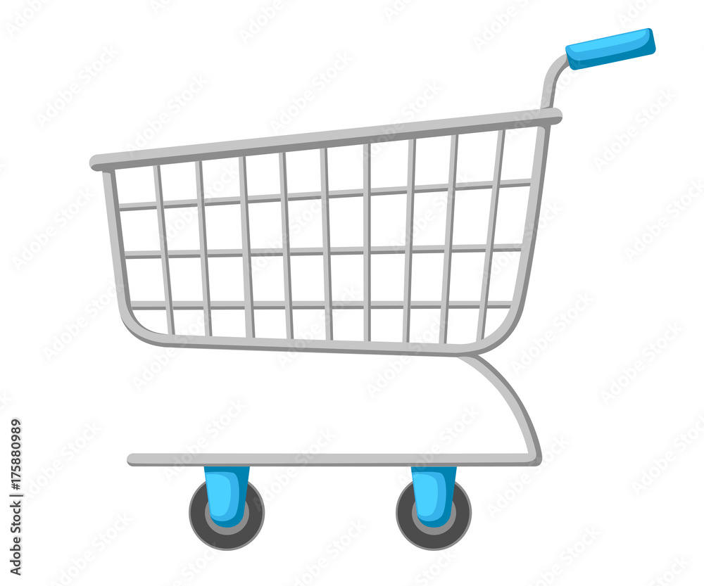 grocery cart clipart
