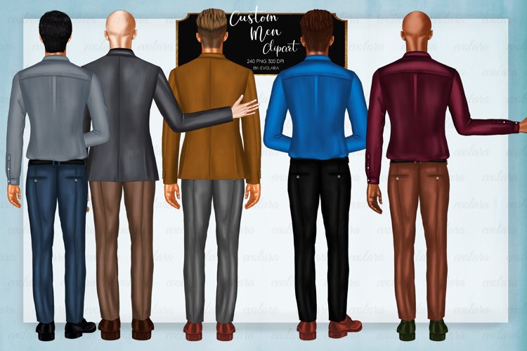 Custom Groom Clipart Men Clipart Groomsmen