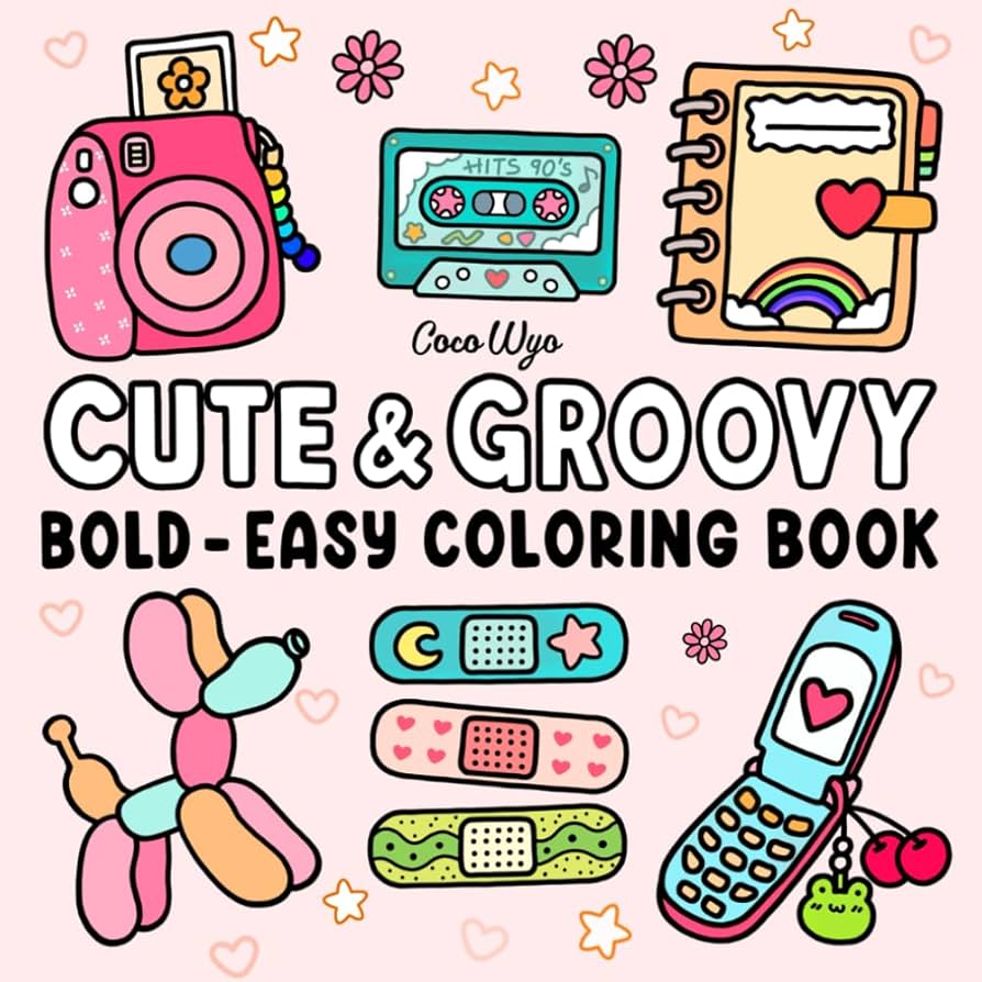 groovy coloring pages