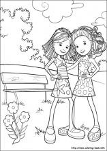 groovy girl coloring pages