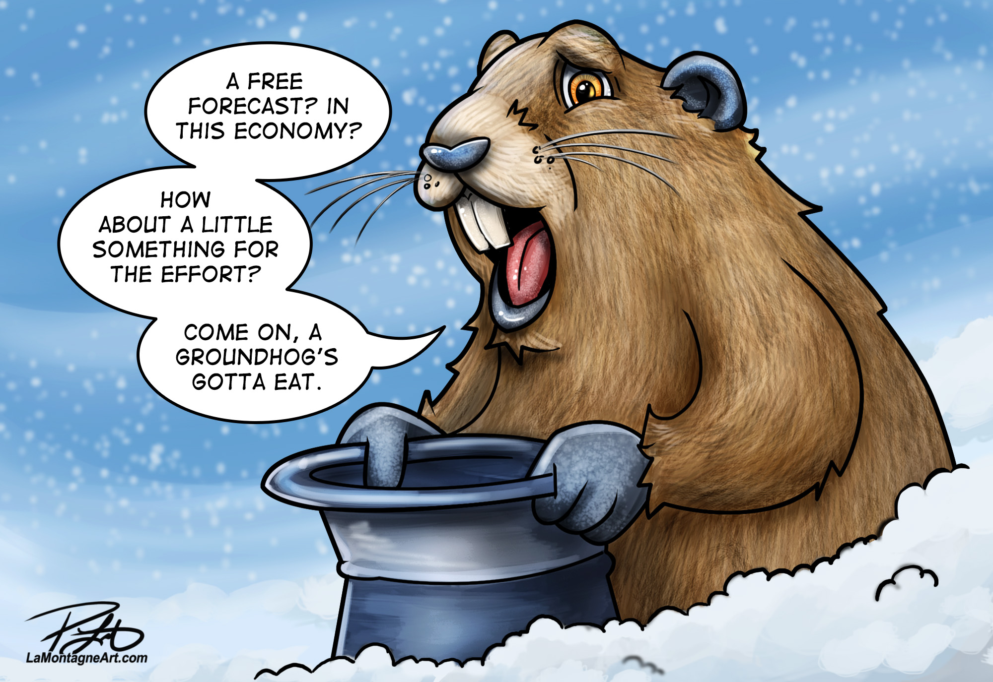 groundhog cartoon pictures