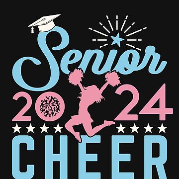Cheerleader Group Graduation Portrait Print, Custom Cheerleading Seniors  Gift, Hip Poms, Digital Download