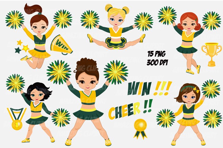 group cheer cliparts