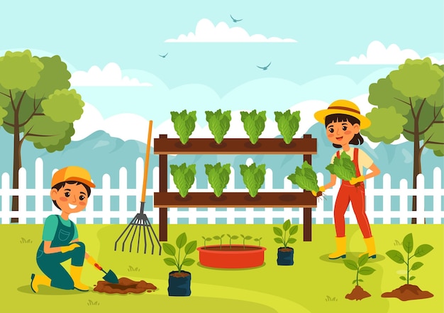 growing crops cliparts
