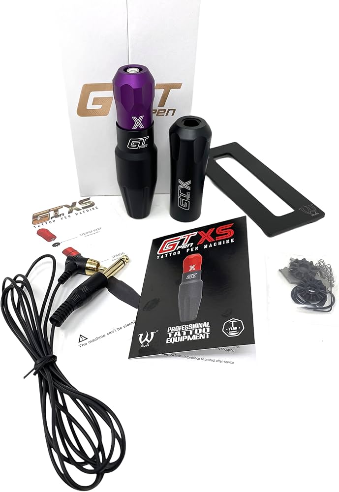 INKgrafiX® GTXS Pen - by AVA - Purple - Germany - Professional Studio -  IG58478 - Tattoo Machine DE : Amazon.de: Beauty