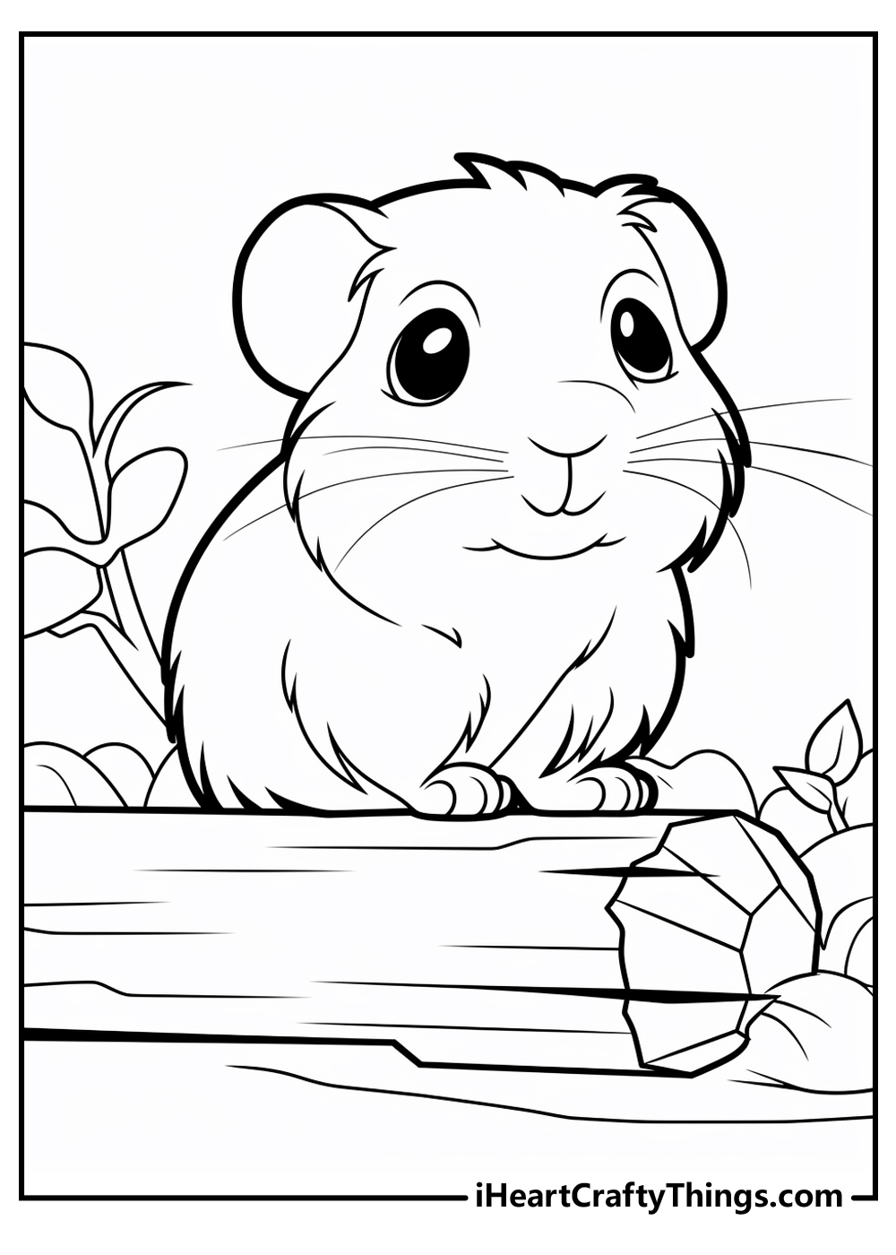 guinea pig coloring pages