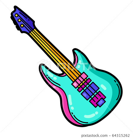 guitar cartoon pictures