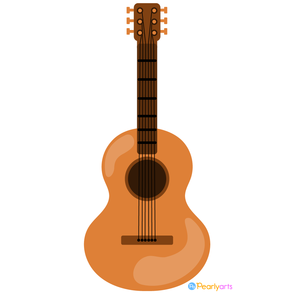 FREE Guitar Clipart (PNG file) | FREE Download | Pearly Arts