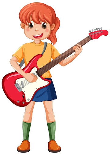 guitar player clipart