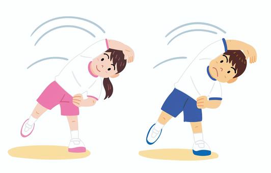 Free Vectors | do gymnastics in gym class