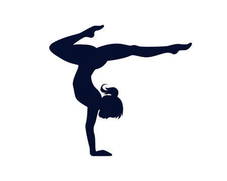 Gymnast Silhouette-Bilder: Stock-Fotos &amp; -Videos. | Adobe Stock