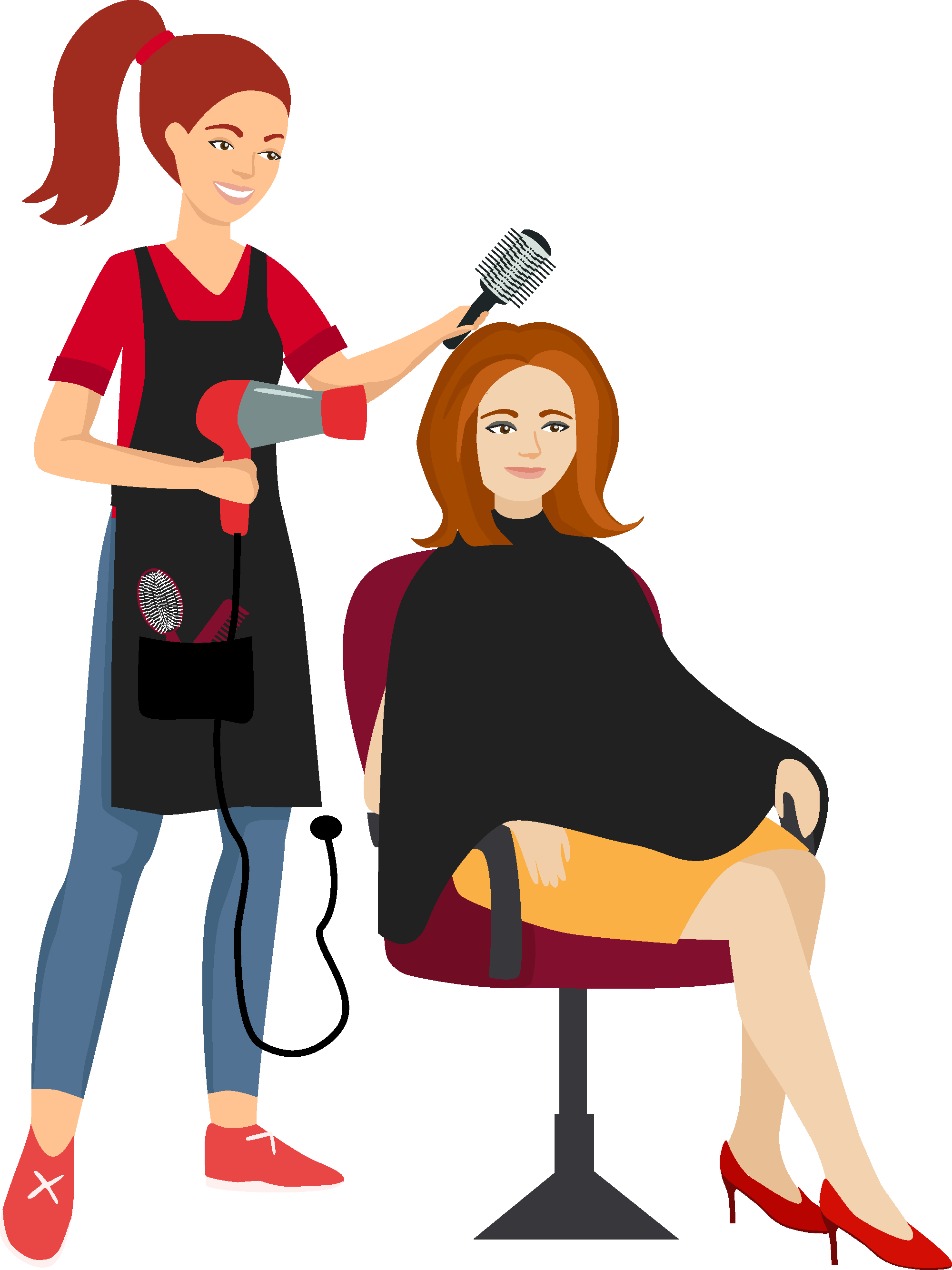hair dresser cliparts