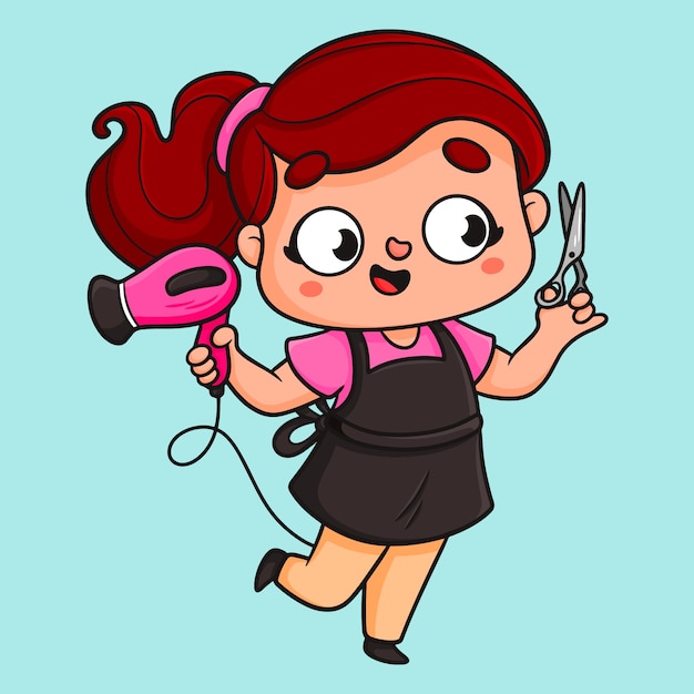 hair dresser cliparts