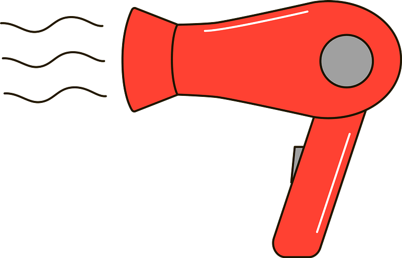 hair dryer clipart